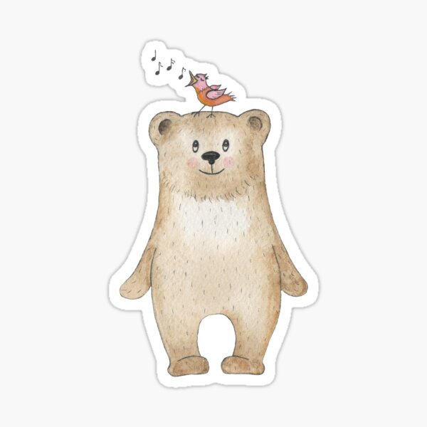 Teddy Bear Song Stickers Redbubble - endless summer grizzly bear roblox