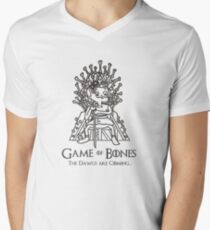 Spiel der Knochen / Der König der AFC North T-Shirt mit V-Ausschnitt