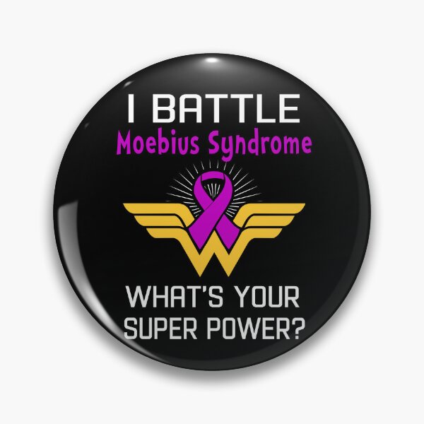 Item preview, I Battle Moebius Syndrome What's Your Super Power Support Moebius Syndrome Warrior Gifts  designed and sold by Sabfit.