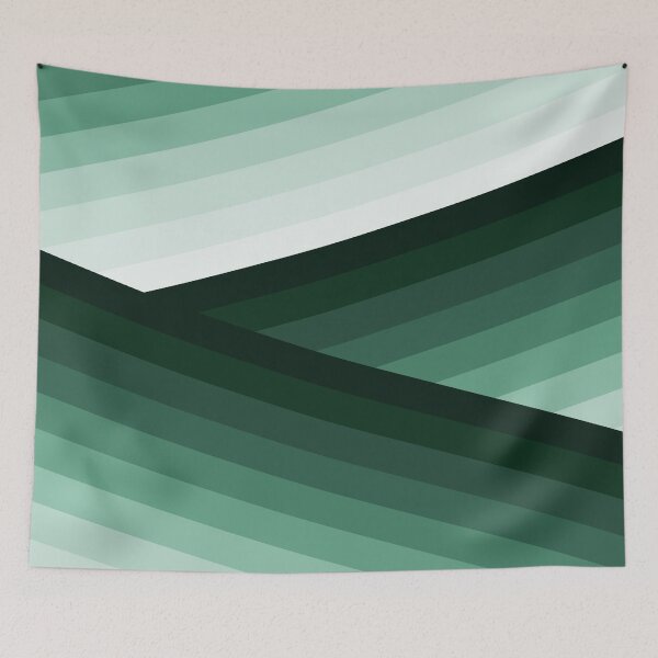 Item preview, Serene Contemporary Green Ombre Design designed and sold by oursunnycdays.
