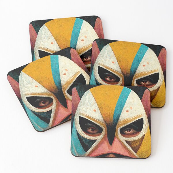 Item preview, El Lobo Lucha Mask designed and sold by PlanetaLucha.