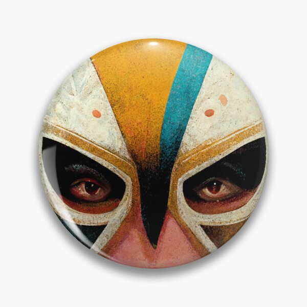 Item preview, El Lobo Lucha Mask designed and sold by PlanetaLucha.