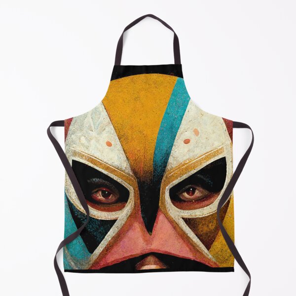 Item preview, El Lobo Lucha Mask designed and sold by PlanetaLucha.