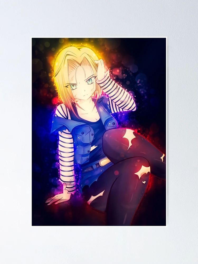 Android 18 Dragon Ball Japanese Poster for Sale by Allenfawnpal