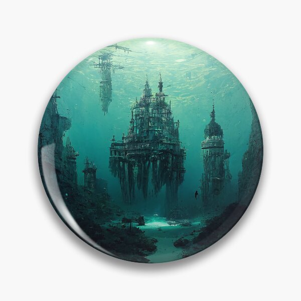 Item preview, Ruins of the Underwater City designed and sold by Viktor Surzhko.