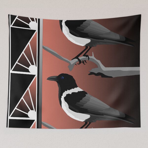 Item preview, Pied Crows. designed and sold by Graham Colton.