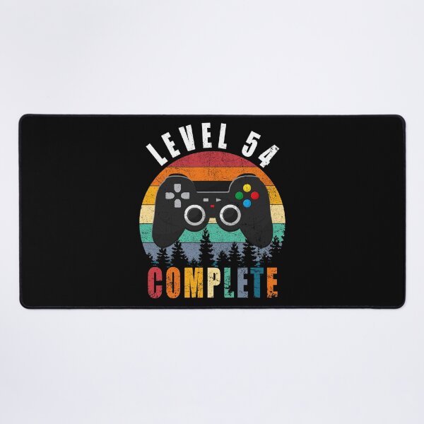 Item preview, Level 54 Complete Retro Vintage 54th Birthday Gift For Gamer designed and sold by PansyBoyd.