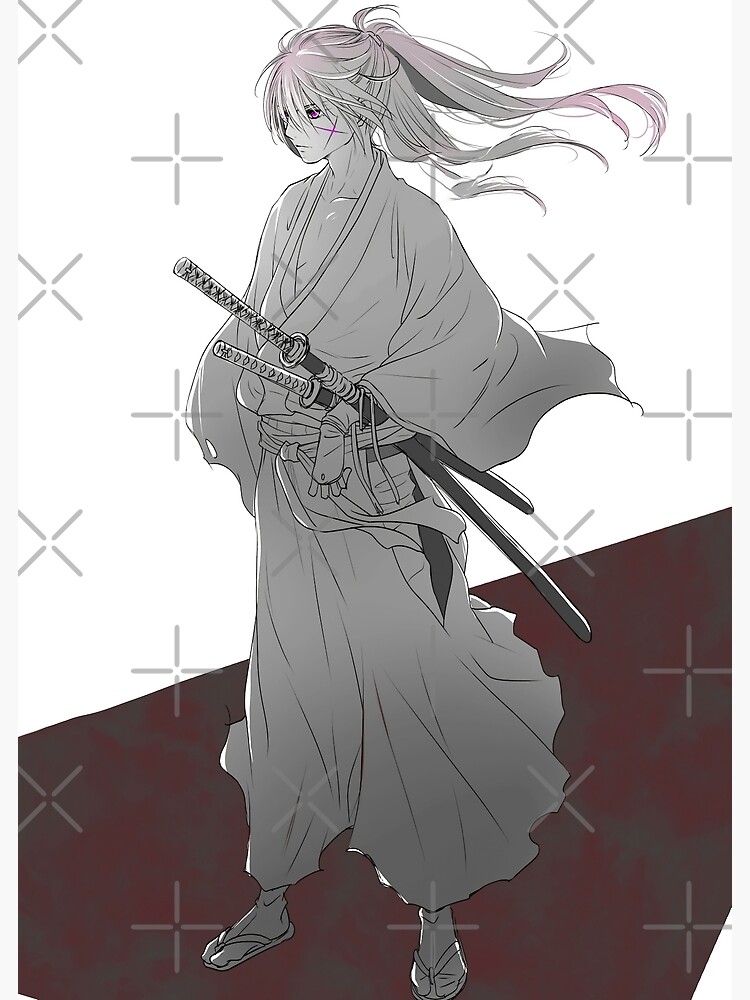 Himura Kenshin Rurouni Kenshin Anime Waifu Poster for Sale by tamikabee