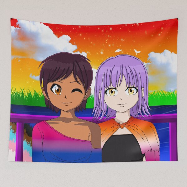 Item preview, Anime sapphic ship (Lumity fanart) designed and sold by Designedbyeliza.