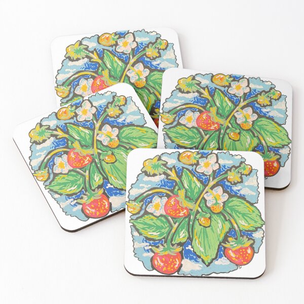Item preview, Wild Strawberries - Cottagecore :) designed and sold by Lollamas.