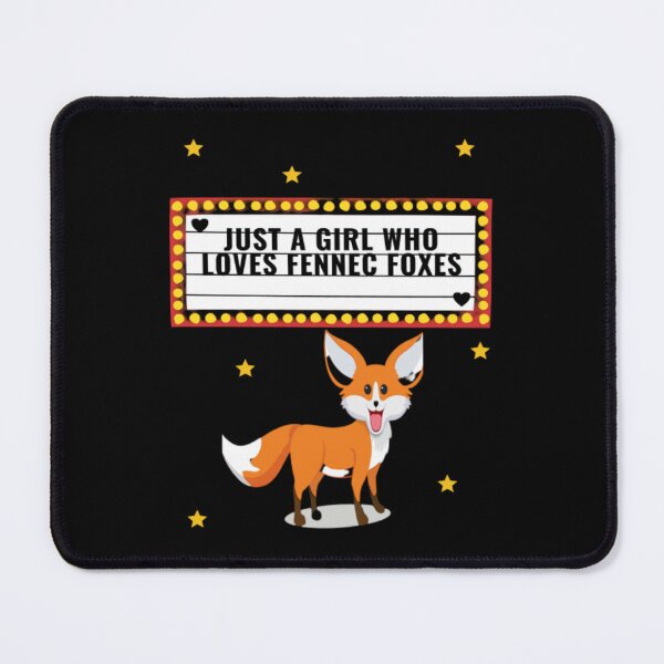 Item preview, Cinematic Just a Girl Who Loves Fennec Foxes (Dark Background) designed and sold by embaarc.