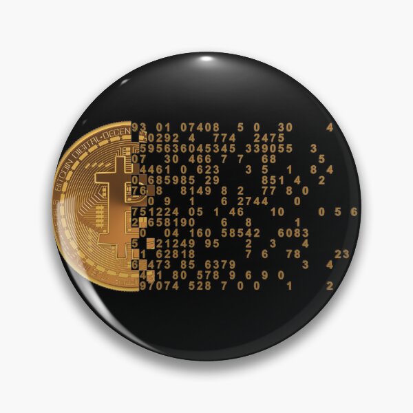Item preview, Bitcoin BTC cryptocurrency logo designed and sold by angelusdark.