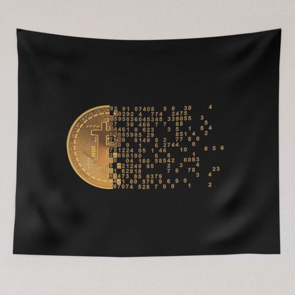 Item preview, Bitcoin BTC cryptocurrency logo designed and sold by angelusdark.