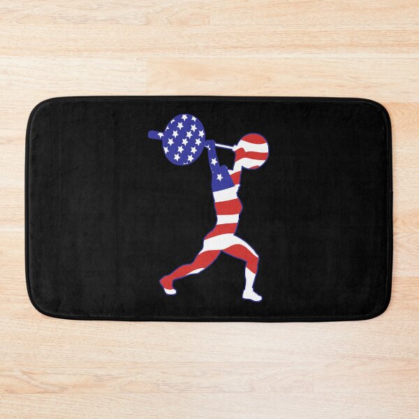 Item preview, Weightlifting Clean Jerk Usa Flag Classic T-Shirt designed and sold by gusplawn5.
