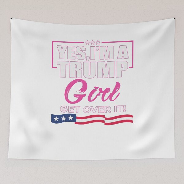 Item preview, Yes I'm A Trump Girl Get Over ItSupport Trump 2020 Retro Vintage Trump 2020 Funny Trump 2020 designed and sold by kampake.