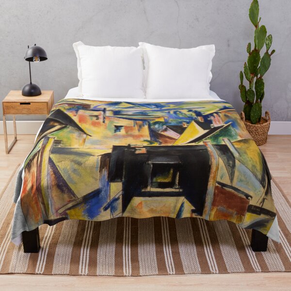 Item preview, The Black House  William Preston Dickinson Precisionism painting - American Modernism designed and sold by TeeARTHY.