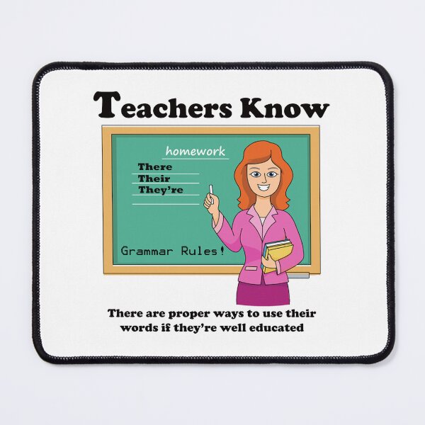 Item preview, Teachers Know Grammar Rules designed and sold by ninasilver.