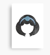 Princess Inspired Silhouette Canvas Print