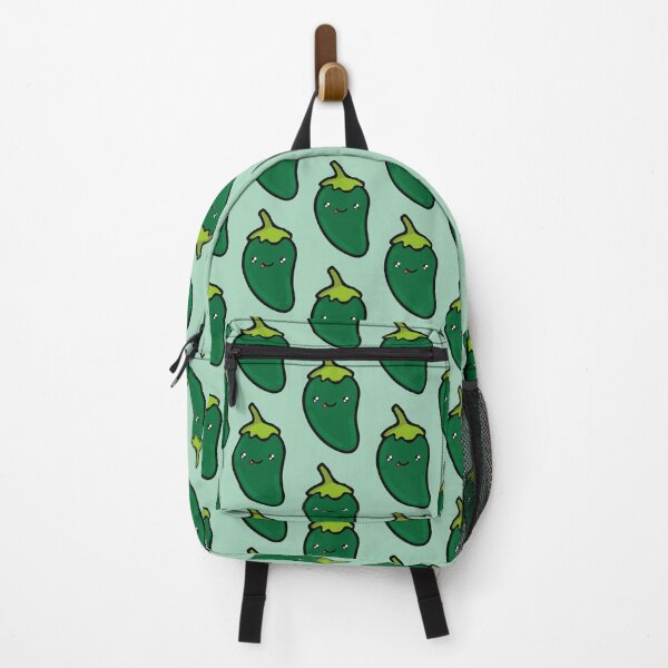 Item preview, Adorable green chilli pepper kawaii Mexican spicy food cute hot sauce designed and sold by T-Mex.