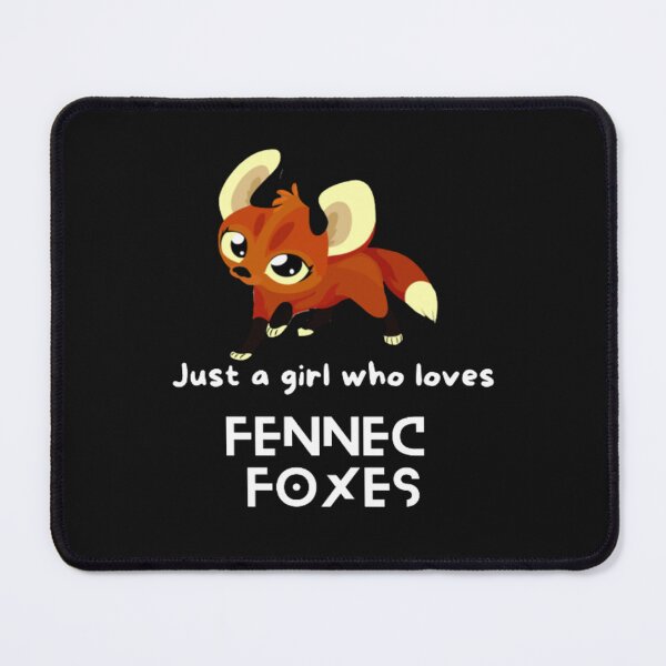Item preview, Cutie Outdoors Just a Girl Who Loves Fennec Foxes (Dark Background) designed and sold by embaarc.