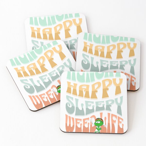 Item preview, HUNGRY, HAPPY, SLEEPY, WEED LIFE IS A DESIGN FROM SAGFABULOUS designed and sold by SagFabulous.