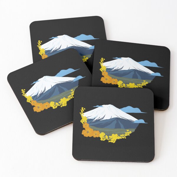 Item preview, Mountains, Clouds, and Flowers Aro Ace Flag. Aroace Pride designed and sold by Subtle Pride Shop.