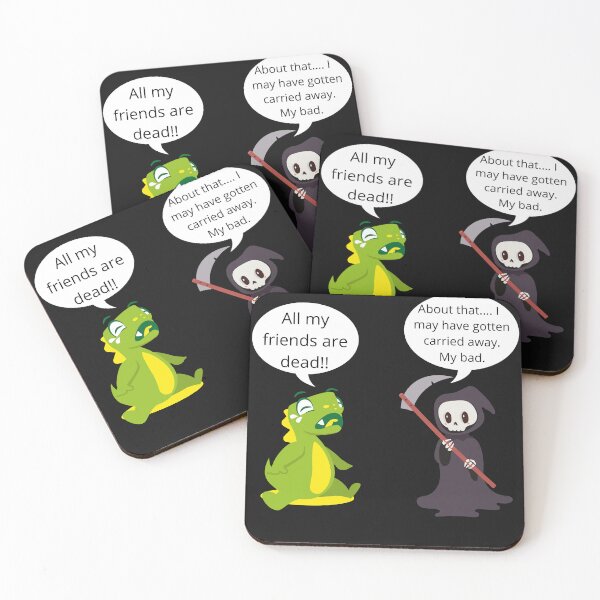 Item preview, All My Friends Are Dead! My Bad. designed and sold by LifeLongTees ..