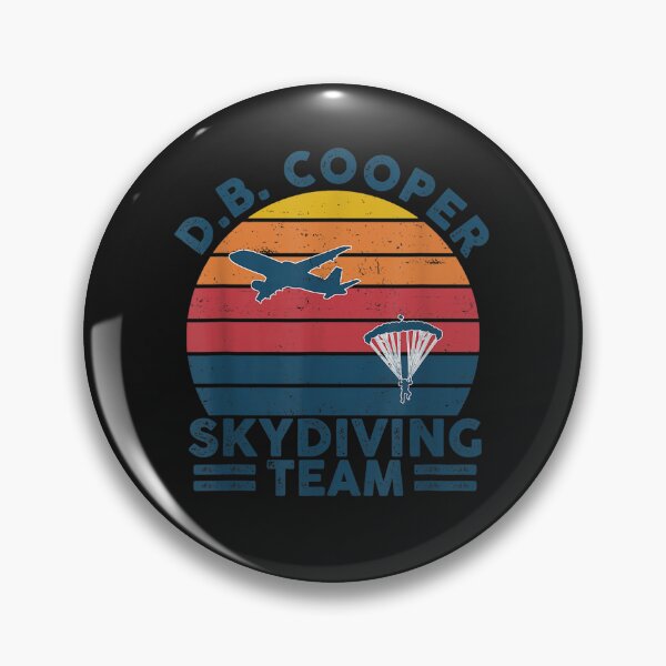 Item preview, Db Cooper Skydiving Team 1971 Vintge Skyjacking History T-Shirt  designed and sold by Dieter-Marshall.