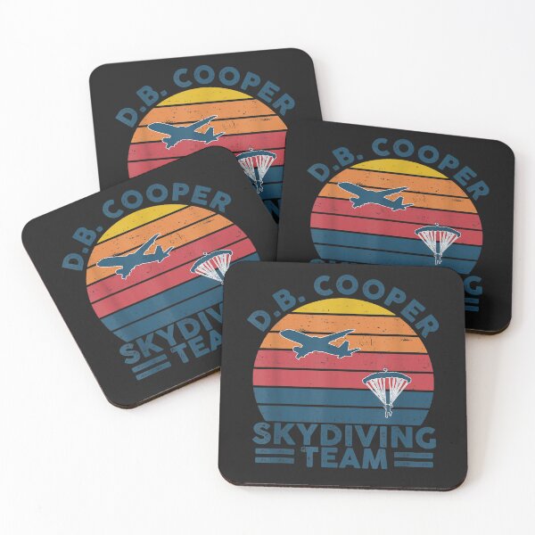 Item preview, Db Cooper Skydiving Team 1971 Vintge Skyjacking History T-Shirt  designed and sold by Dieter-Marshall.