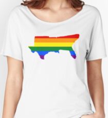 Queer Rainbow South Women's Relaxed Fit T-Shirt