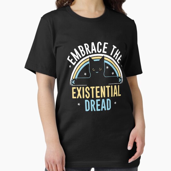 Item preview, EMBRACE THE EXISTENTIAL DREAD CAT LOVER designed and sold by AmapolaSerrato.