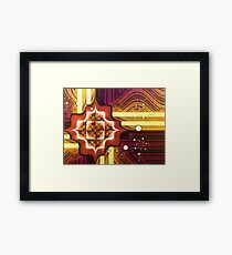 Abstract Geometry Framed Print