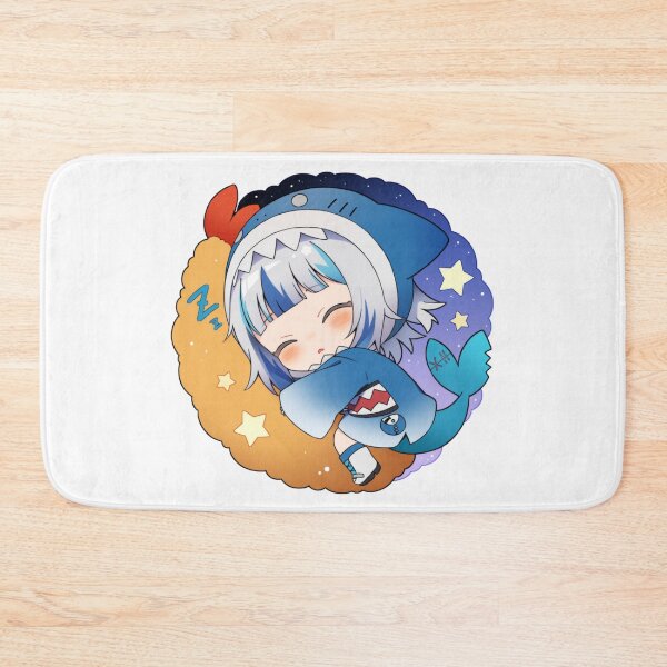 Artikelvorschau, Chibi schlafender Gawr Gura | Hololive Englischer Holomyth | Vtuber Virtueller Youtuber entworfen und verkauft von Risumu.