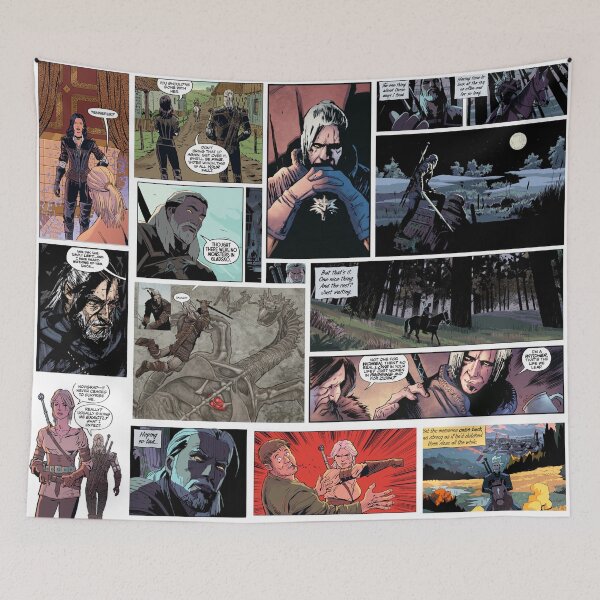 Item preview, Witcher Comics Patchwork designed and sold by Coloor.