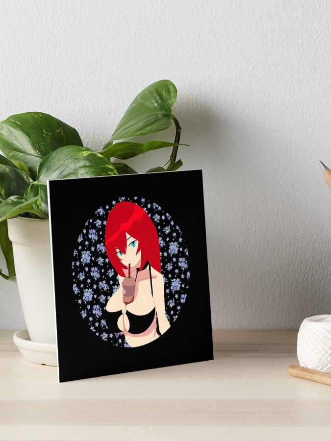 Pop socket anime girl Art Board Print for Sale by ArthurPoe