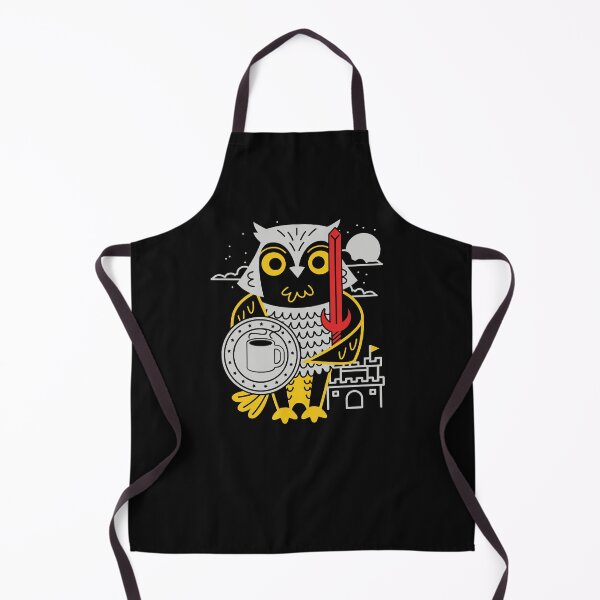 Item preview, Knight Owl He Stands Guard While We Sleep Funny Novelty Coffee Lover designed and sold by AmapolaSerrato.