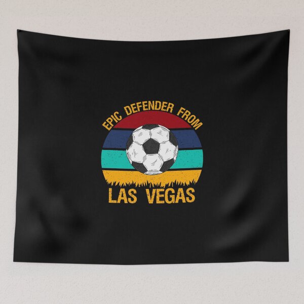 Item preview, Epic Defender From Las Vegas Vintage Soccer Sticker designed and sold by brendauxerin.