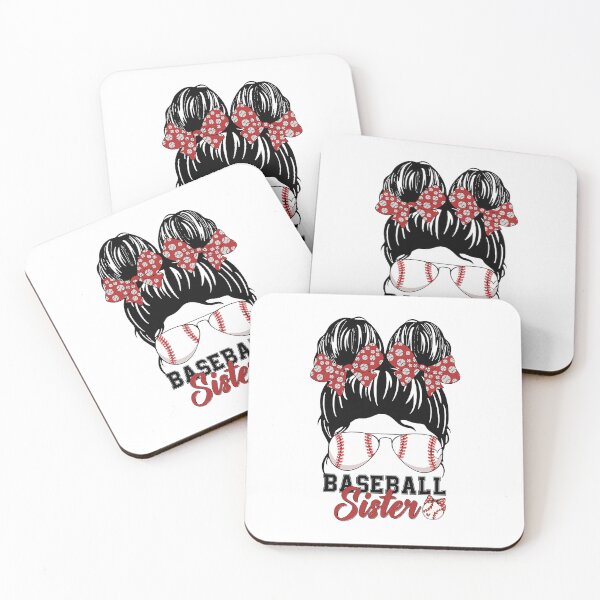 Artikelvorschau, Unordentlicher Brötchen-Baseball-Schwester-Muttertags-Baseball-Mutter-Baseball-Frauen-Mädchen entworfen und verkauft von MichelSorour.