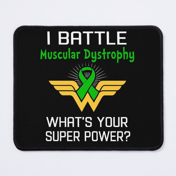 Item preview, I Battle Muscular Dystrophy What's Your Super Power Support Muscular Dystrophy Warrior Gifts  designed and sold by Sabfit.