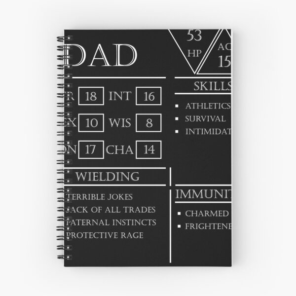 Item preview, Dad Stats - Character Sheet designed and sold by Kimberlillia.
