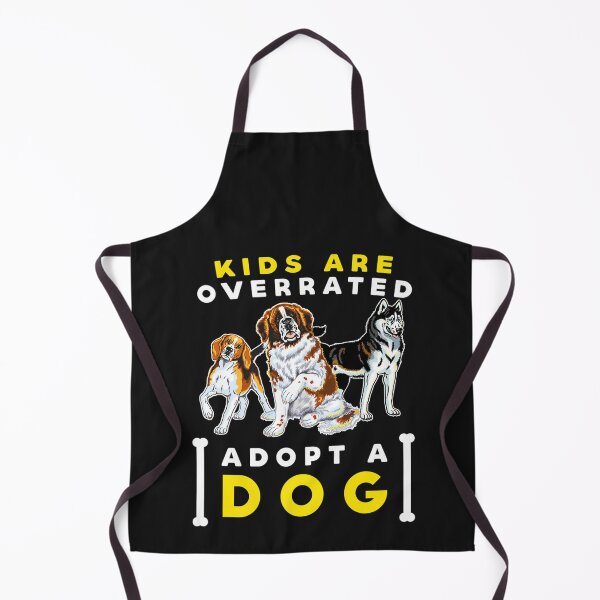 Item preview, Kids are overrated, adopt a Dog - DINK T-Shirt designed and sold by Dieter-Marshall.