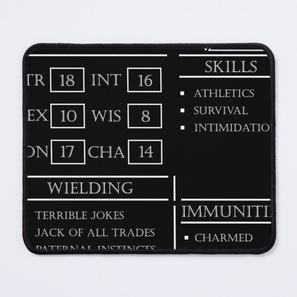 Item preview, Dad Stats - Character Sheet designed and sold by Kimberlillia.