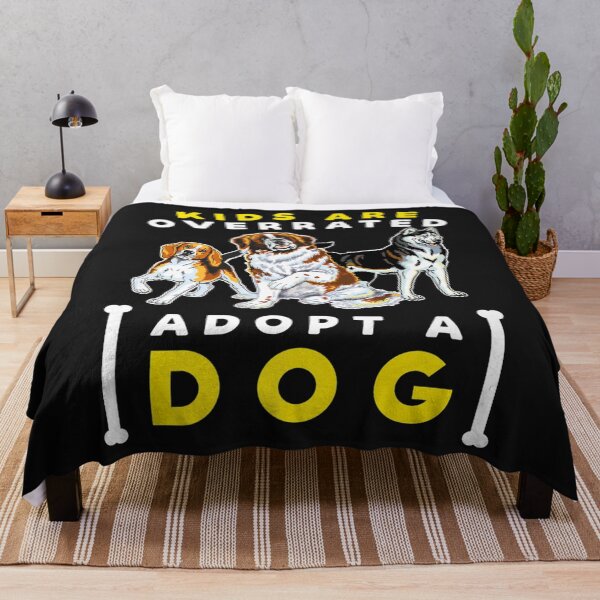 Item preview, Kids are overrated, adopt a Dog - DINK T-Shirt designed and sold by Dieter-Marshall.