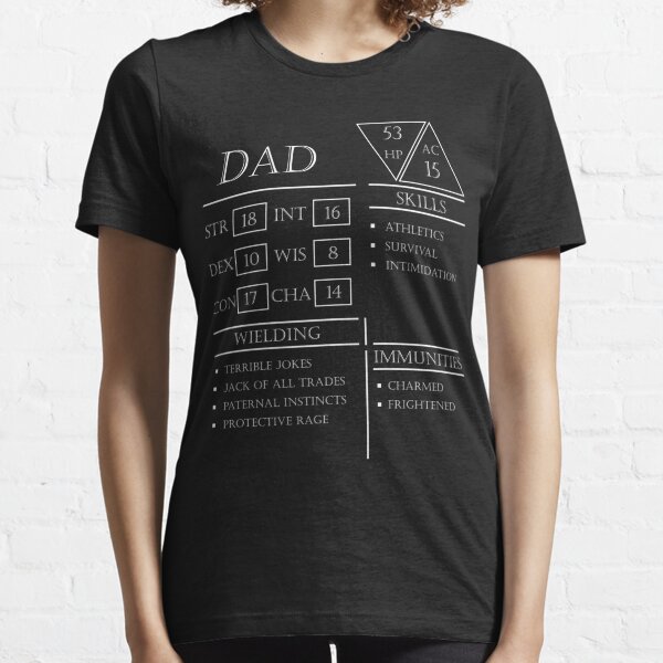 Item preview, Dad Stats - Character Sheet designed and sold by Kimberlillia.