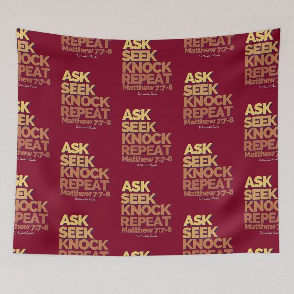 Item preview, Ask Seek, Knock Repeat - Ruby designed and sold by TheReporter1.
