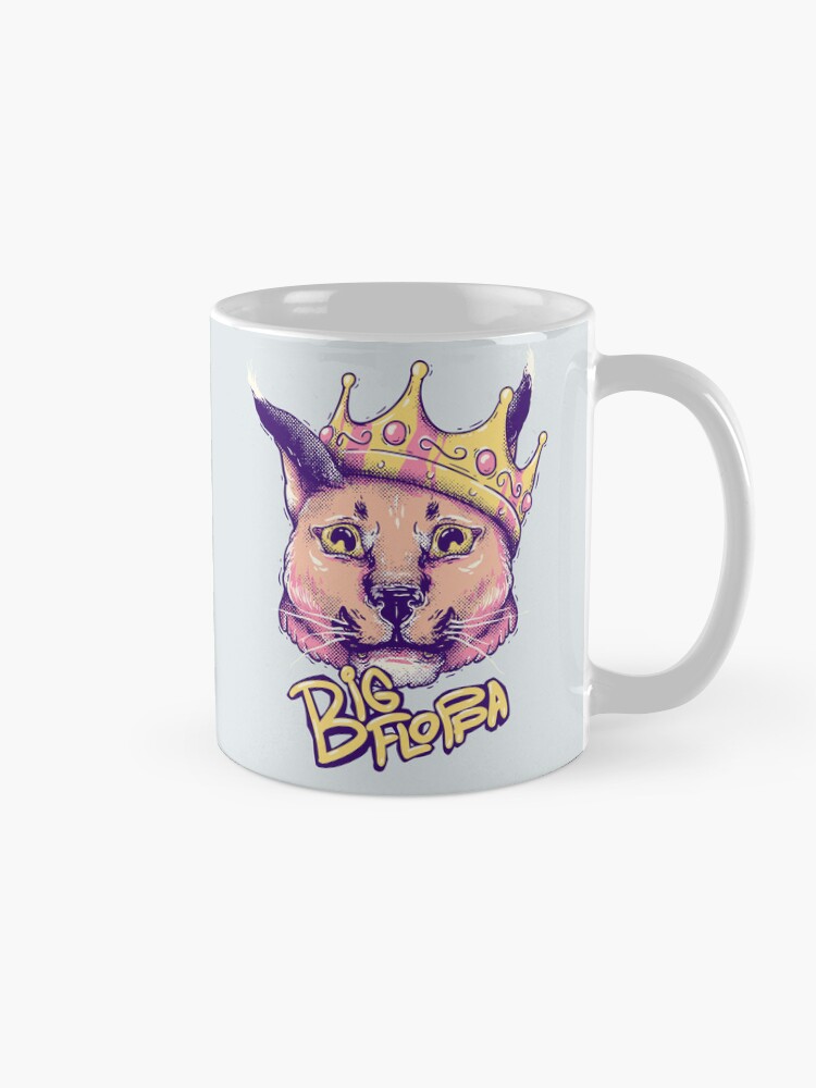 Funny Big Floppa Cat Meme Rapper Gifts Mug | Poster