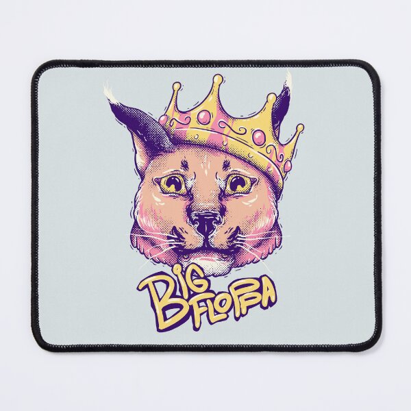Item preview, Da Big Floppa - New Rapper with King Crown | Floppa Cube Flop Flop Happy Floppa Friday Drip | Fun | Original Art Pet Mat Bandana Cat designed and sold by Any Color Designs.