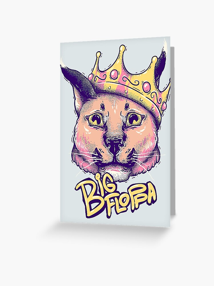 Big Floppa Caracal Cat Funny Meme Gaming Mouse Pad Custom Design