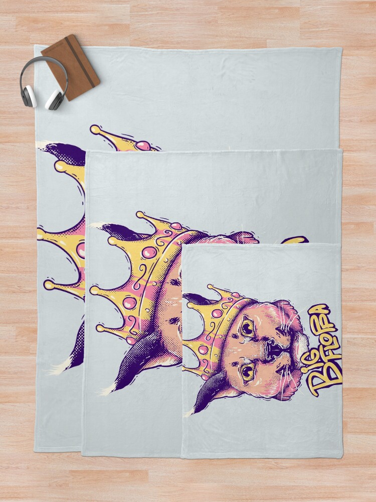 Da Big Floppa - New Rapper with King Crown | Floppa Cube Flop Flop Happy  Floppa Friday Drip | Fun | Original Art Pet Mat Bandana Cat | iPad Case 