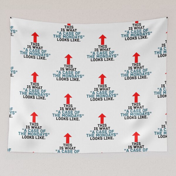 Item preview, This face is what "A Case of the Monday's" looks like. Office Space  designed and sold by Sticker Up.